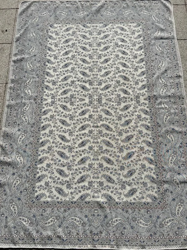 زیرسفره سوپر گلشن یزد جنس مخمل شانل کد ۰۳۹ با رنگ بندی (۳ و ۶ متری)